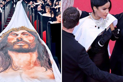 Atriz é impedida de exibir estampa de Jesus em vestido no tapete vermelho de Cannes