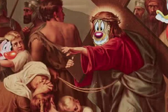 Pintura de Jesus com rosto de Looney Tunes é removida de exposição na Austrália