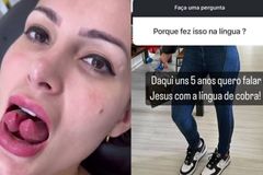 ‘Língua de cobra’: Andressa Urach fala dos planos de abrir ‘igreja’