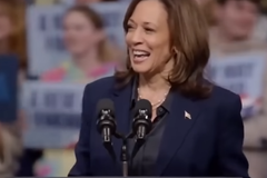 'Vocês estão no comício errado', diz Kamala Harris a cristãos que gritaram 'Jesus é Rei'