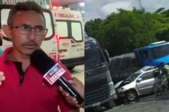 ‘Foi a mão de Deus’, testemunha avô de bebê de 5 dias que sobreviveu a acidente na PB