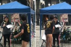 Homem cospe em rosto de pregadora de rua durante evangelismo em Curitiba
