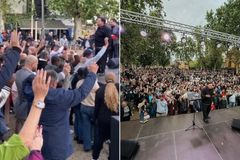 Pessoas aceitam Jesus em culto na praça na Espanha: \"Há 40 anos não víamos isso\"