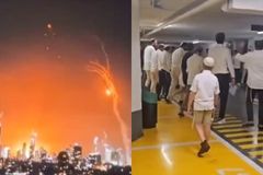 Enquanto Irã lança centenas de mísseis contra Israel, judeus cantam nas garagens