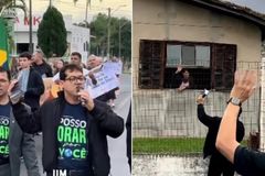 Cristãos pregam nas ruas no Domingo da Igreja Perseguida e levam 20 pessoas a Jesus em SC