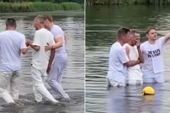 Paciente terminal é levado de ambulância para ser batizado em lago: \"Minha fé está forte\"