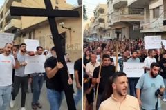 Cristãos na Síria continuam protestando contra perseguição: \"Não estamos mais seguros\"
