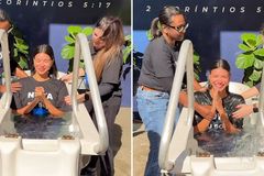 Ex-miss Brasil é batizada em igreja SP: ‘Tudo se fez novo’