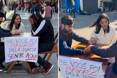 Maria Marçal faz evangelismo de rua e impacta pessoas feridas pela igreja: \"Jesus é a cura\"