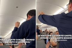 Pastor ora por passageiros em voo: \"Não perdi a oportunidade de falar de Jesus\"