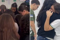 Durante intervalo bíblico em escola, 15 alunos aceitam Jesus e testemunham cura