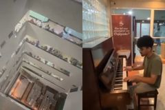 Pacientes e profissionais de saúde louvam nas janelas de hospital: \"Foi espontâneo\"