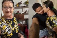 Mãe chora ao ver filha ex-trans vestida de mulher: \"Resposta de oração\"
