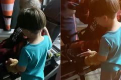 Menino ora por avô enquanto é socorrido pelo SAMU e emociona socorristas