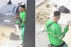 Após escapar de atropelamento, jovem se ajoelha e agradece a Deus: \"Livramento\"