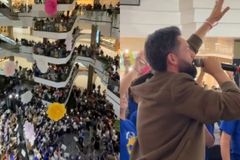 Mais de 1.000 cristãos evangelizam shopping com flash mob e levam vidas a Jesus