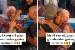 Batismo de idosa de 93 anos viraliza e inspira: \"Nunca é tarde demais\"