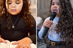 Após transplante dos dois rins, menina de 9 anos inspira ao pregar Jesus