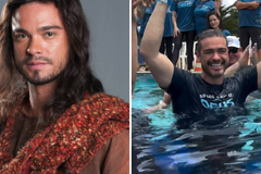 Ator de novelas bíblicas, Sidney Sampaio é batizado: \"Tudo se fez novo\"