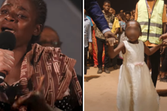 Menina de 8 anos anda pela primeira vez após oração na África