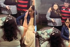 Mãe se emociona e ora ao ver reconciliação dos filhos após anos: ‘Orei por isso’