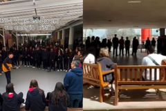 Alunos impactam escola ao louvar nos intervalos em SP