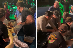 Homem paralítico é batizado com ajuda de amigos: ‘Amor em ação’