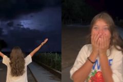 Menina clama a Deus e raios surgem no céu: “Me mostra Tua força”