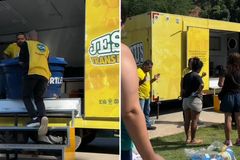 Cristãos montam lavanderia móvel para evangelizar vítimas de enchentes em Juiz de Fora