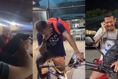 Surpreendidos: Após aceitarem Bíblia, entregadores ganham motos de influenciadora cristã