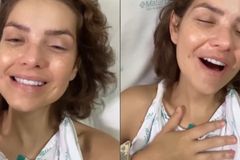 Camila Campos louva em hospital após cirurgia: “Quem começou a obra é fiel pra terminar”