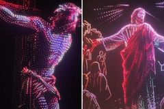 10 mil drones narram morte e ressurreição de Jesus no céu dos EUA