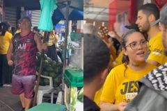 Mesmo sob chuva, cristãos evangelizam em feira e levam 109 pessoas a Jesus: “A fé aumentou”
