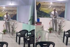 Pastor emociona ao pregar em igreja vazia no Rio: ‘Deus estava presente’