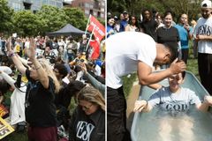 43 pessoas são batizadas durante Marcha para Jesus nos EUA: “Cristo ainda salva”