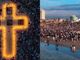Culto ao amanhecer reúne 5 mil pessoas na orla de Balneário Rincão: “O Céu desceu”