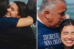 Após aceitar Jesus, jovem alcança família e emociona em batismo: “Deus cumpre promessas”