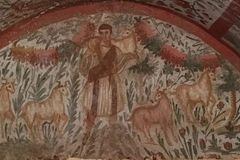 Pintura de Jesus como “Bom Pastor” do século 3 é encontrada na Turquia