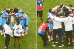 Congo é a 5ª seleção a orar em campo na Copa do Mundo: ‘Não tem vergonha de Jesus’