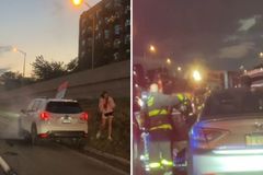 Mulher que convulsionou enquanto dirigia é socorrida após oração de cristãos em rodovia