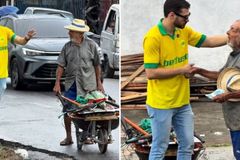 Idoso recebe oferta para comprar gás e declara sua fé: ‘Não quero riqueza, só quero o Céu’