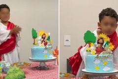Menino de 4 anos viraliza após pedir festa de Jesus: “Quero minha roupa igual à Dele”