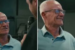 Após 60 anos afastado, idoso volta para Jesus em culto: ‘Não dá para fugir de Deus’