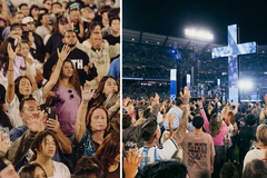 Cruzada evangelística lota estádio na Califórnia e leva centenas a Jesus: “Fome espiritual”