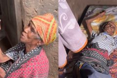 Após doação de missão, viúva de 94 anos dorme em colchão pela primeira vez na África