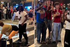 Evangelista de rua continua pregando mesmo sendo assediado nos EUA: “Se arrependam”