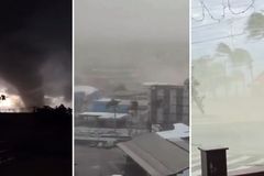 Mulher clama a Deus durante tornado no Rio Grande do Sul: "Pai, cuida de nós"