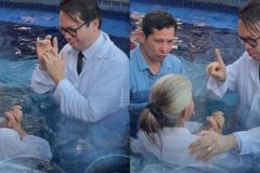 Pastor usa Libras para batizar surda no Maranhão: “O amor de Deus fala todas as línguas”