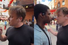 Pregador de rua é intimidado por homem em Londres: “Está latindo como um cão”