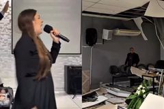 Pais testemunham livramento após teto de igreja desabar sobre bebê no RS: “Deus guardou”